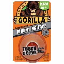 Gorilla 6065001 1 x 60 in. Tough & Clear Mounting Tape Roll