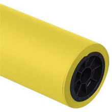 Decorol Art Paper 100 Percent Vat Dyed Sulphite Acid-Free Construction Paper Roll - Yellow - 36 x 500 ft.