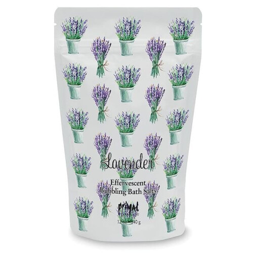 Primal Elements  12 oz Bubbling Bath Salts-Lavender