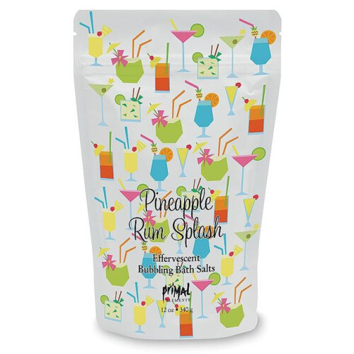 Primal Elements  12 oz Bubbling Bath Salts-Pineapple Rum Splash