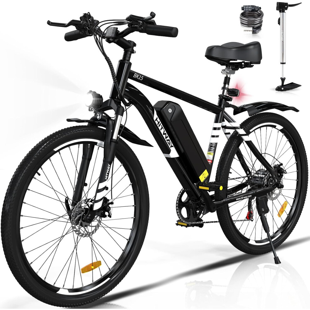 HITWAY BK15 Electric Bike 36V, 12AH Battery 250W, 40-80KM Max Mileage