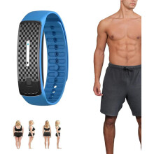 (Blue) Ultrasonic Body Shape Wristband, Magnetic Lymphatic Drainage Detox Bracelet, Smart Waterpoof Weight Loss Slim Fit Bracelet