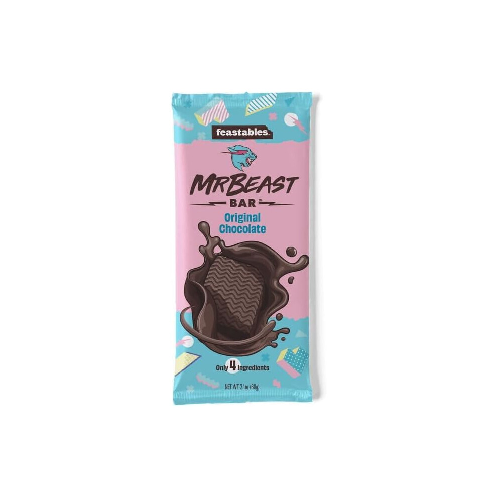 (Pack Of 2) Mr Beast Original Chocolate Bar, 60g