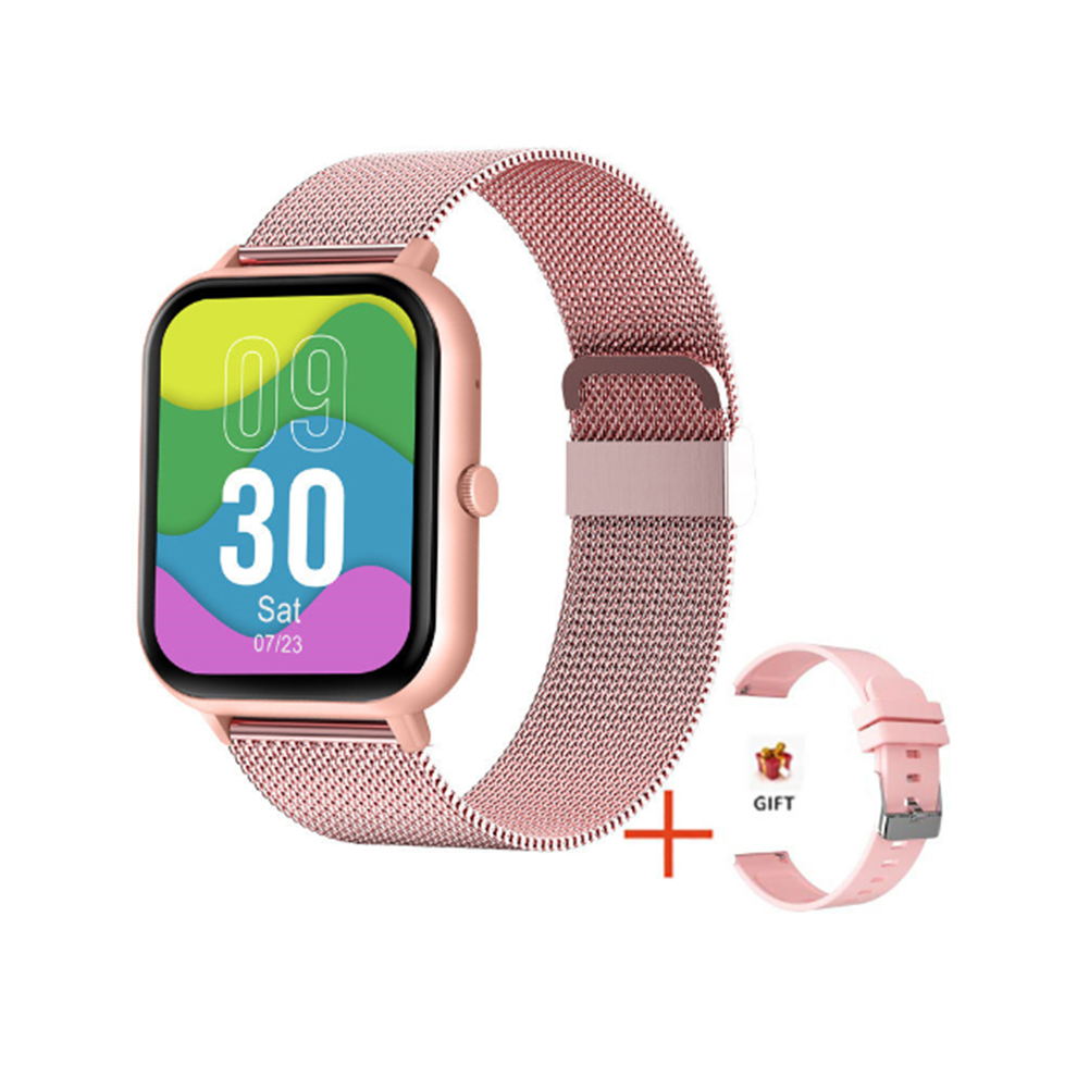 Chronus Smart Watch For Men Women(Answer/Make Call),1.83" Fitness Tracker With Blood Pressure Heart Rate Monitor,Sleep Tracker, Ip68 Waterproof(Pink) Pink 6976919923188