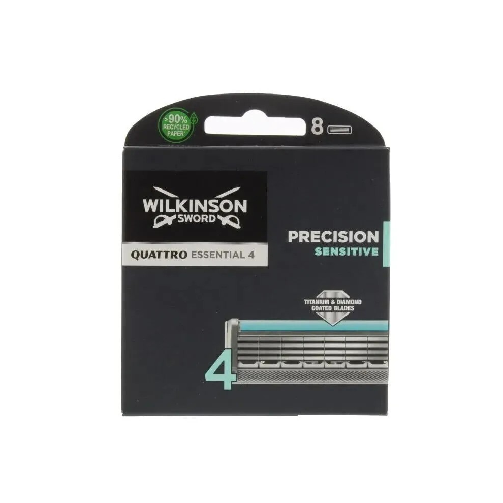 Wilkinson Sword Quattro Titanium Sensitive Blades 8 Pack