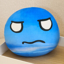 (Neptune, 18cm/7.09in) Solar System Planet Plush Toy Keychain Earth Sun Moon Mars Jupiter Venus Mercury