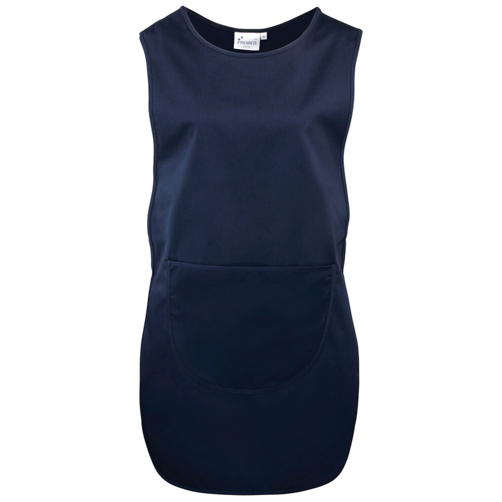 (S, Navy) Premier Plain Pocket Tabard