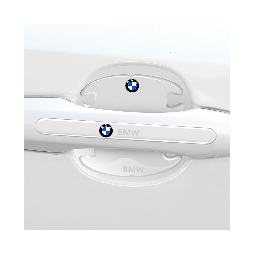 (For BMW) 8x Car Door Handle Bowl Anti-Scratch Cover Guard Protector Stickers