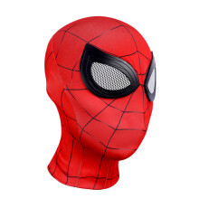 (Iron Spider Man A) Spider Mask Movie Superhero Role Play Headdress Kids Mask Dress Up Halloween Cosplay