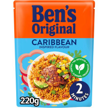 (Pack Of 12) Ben's Original Caribbean Microwave Rice 220g