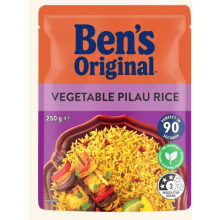 (Pack Of 6) Ben's ORIGINAL Vegetable Pilau Pouch 250g