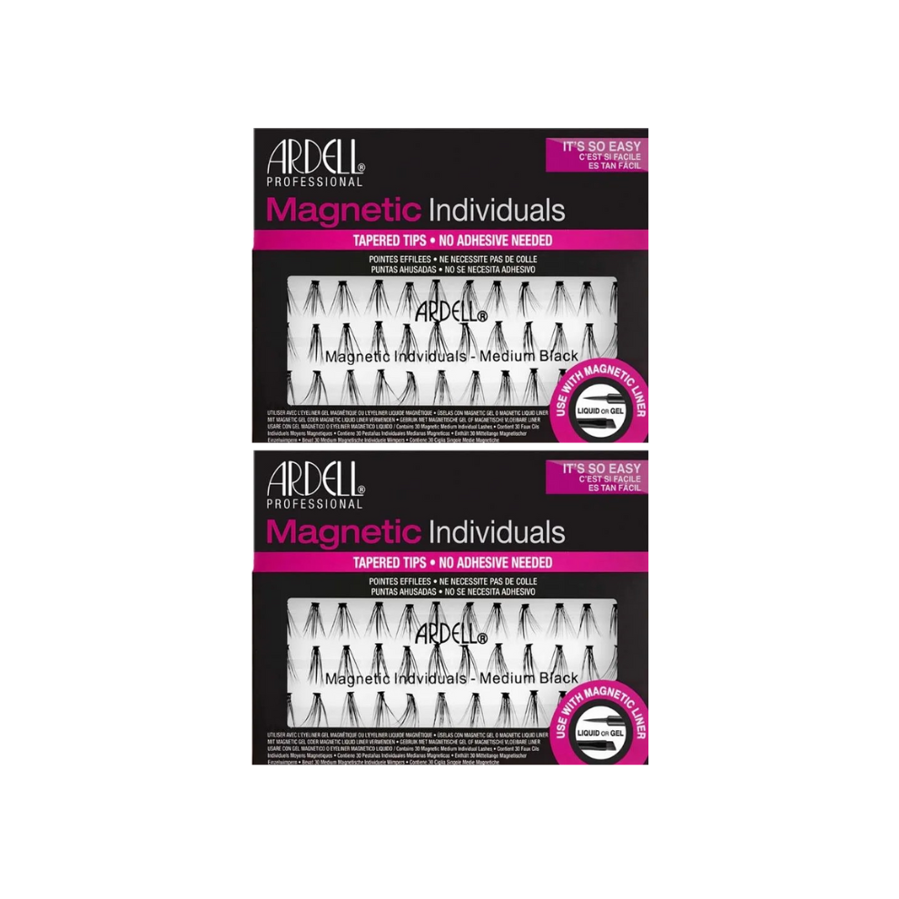 (2 x Medium Black) ARDELL PROFESSIONAL MAGNETIC INDIVIDUAL LASHES