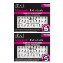 2 Pack Ardell Professional Magnetic Individual Lashes – 36 Lashes per Pack, Mixed Short/Medium/Long, Magnetic Liner Compatible
