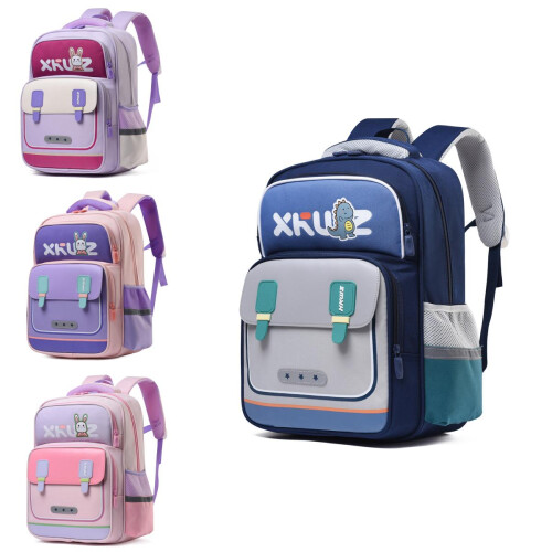 Stylish Unisex Primary School Backpack With Ergonomic Design And Ample Storage Space