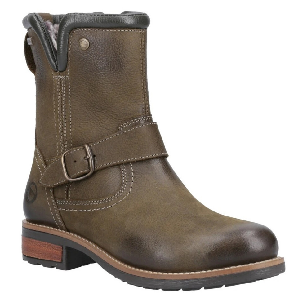 Cotswold Women's (8 Uk, Khaki) / Kinsham Leather Ankle Boots Size 8