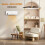 Homcom HOMCOM 1000W/2000W Wall Downflow Heater 10-49C Temperature, White 8