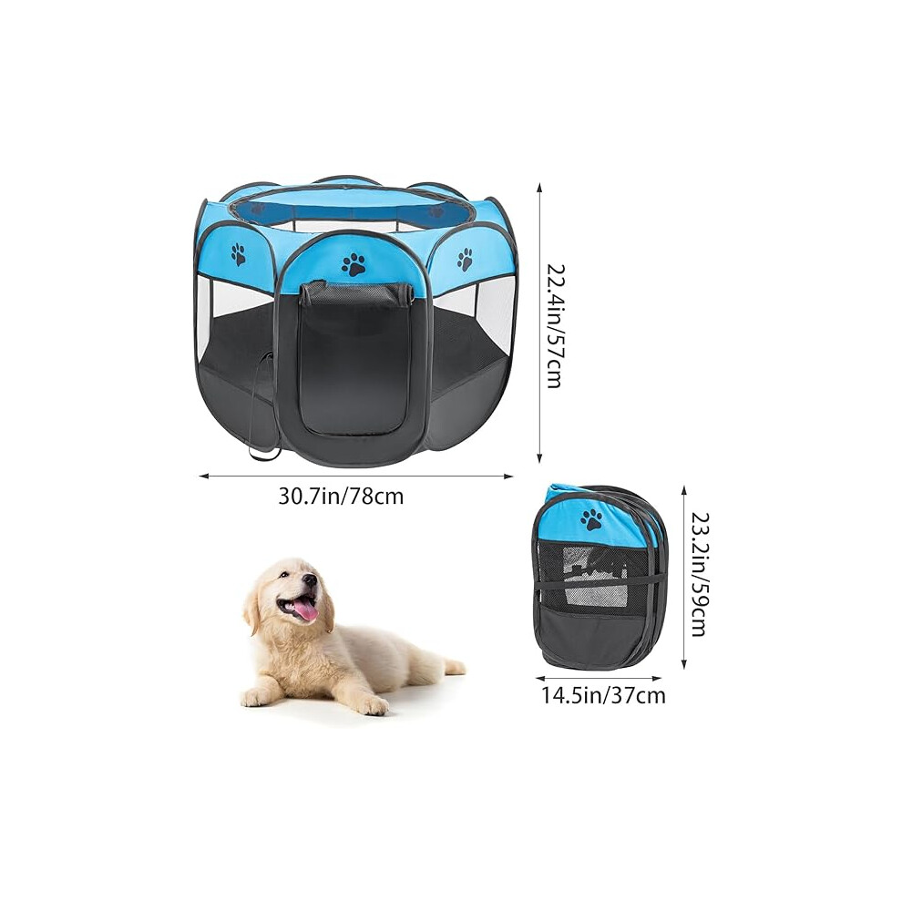(XL) Portable Pet Playpen Puppy Dog Cat Playpen Cage