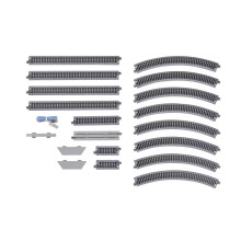 Kato Unitrack V5 Inner Oval N Gauge Track Set 20-864 - Complete Inner Loop for M1/M2 Starter Sets