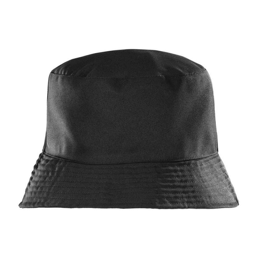 (L-XL, Black/White) Result Genuine Recycled Mens Core Reversible Bucket Hat