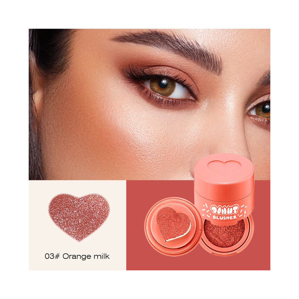 Cream (03#) Heart-Shaped Blush Face Tint Cheek Stamp