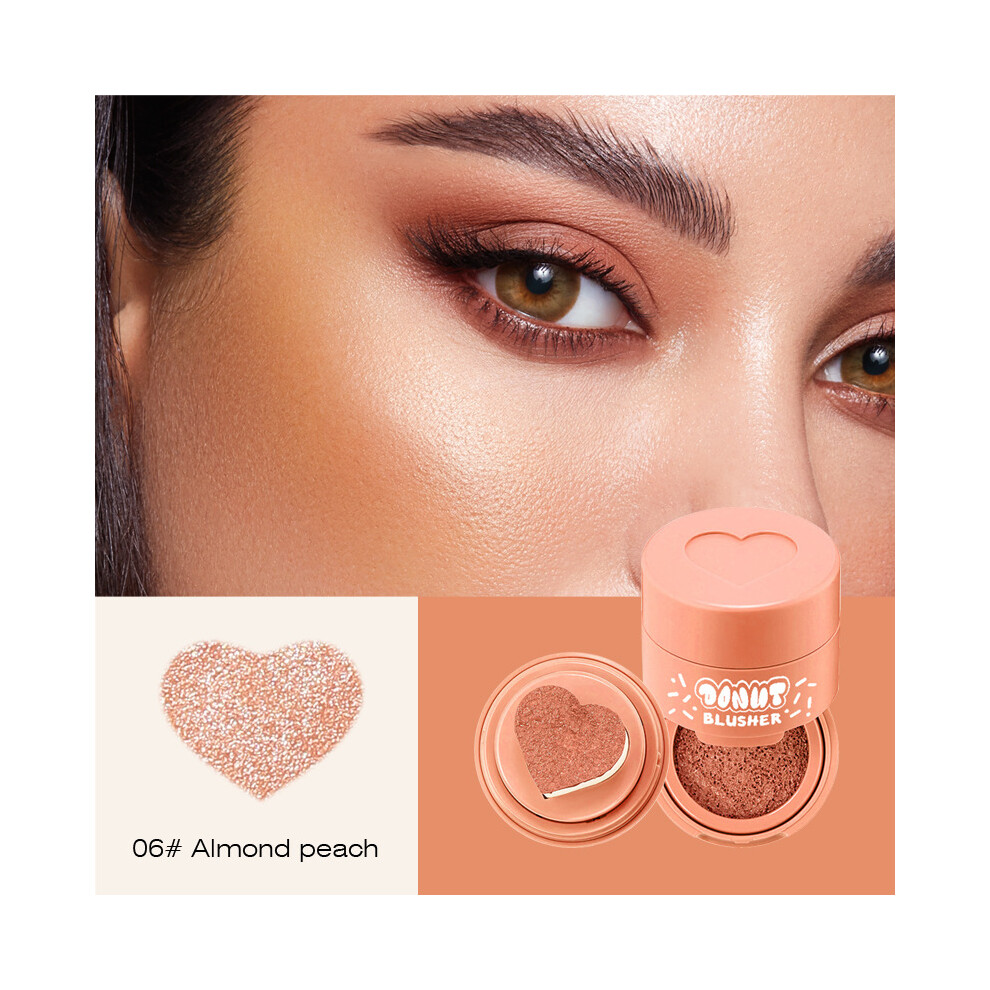 Cream (06#) Heart-Shaped Blush Face Tint Cheek Stamp