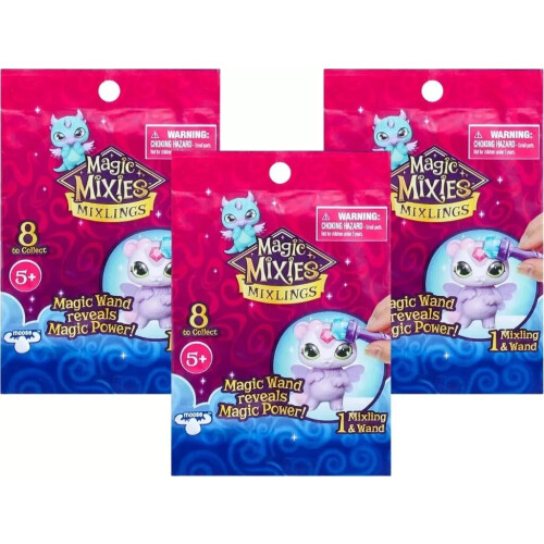 Magic Mixies Mixlings Blind Bag Mini Figure - X3 Randomly Supplied