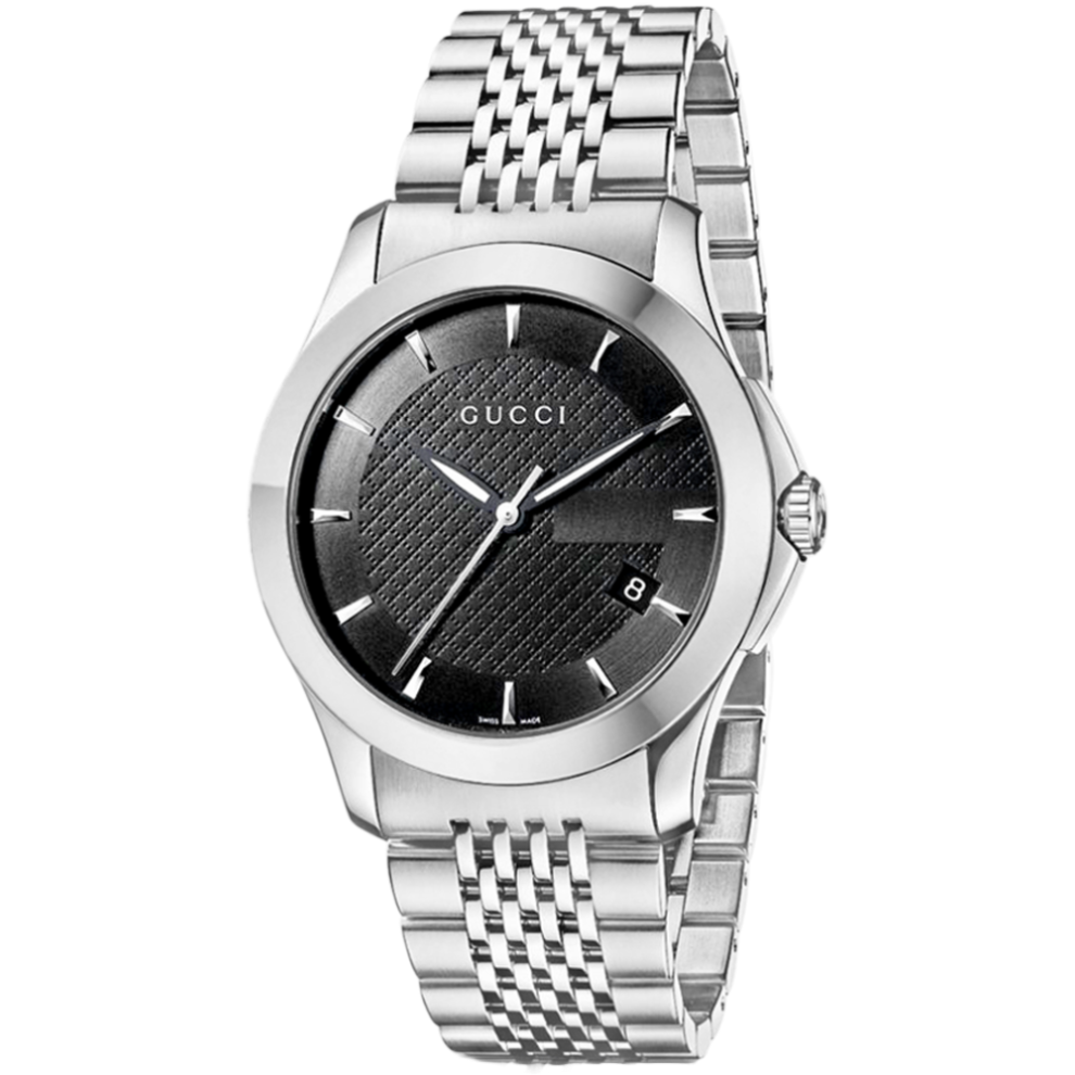 Gucci YA126402 G-Timeless Black Dial Men's Watch