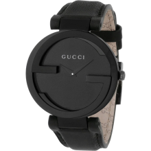 Gucci YA133302 Interlocking Black Dial Ladies Watch