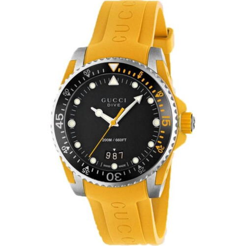 GUCCI Gucci YA136319 Black Dial Men's Watch 1