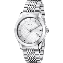Gucci YA126401 G-Timeless Silver Dial Men's Watch