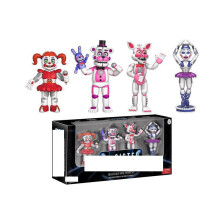 (Set 1) Funko Five Nights At Freddy's FNAF Golden Freddy Foxy The Pirate Articulated Action Figure