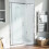 NES Home Shower 1000mm Sliding Door with 700 mm Frameless Glass Side Panel Screen 4
