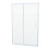 NES Home Shower 1200mm Sliding Door with 700 mm Frameless Glass Side Panel Screen 3