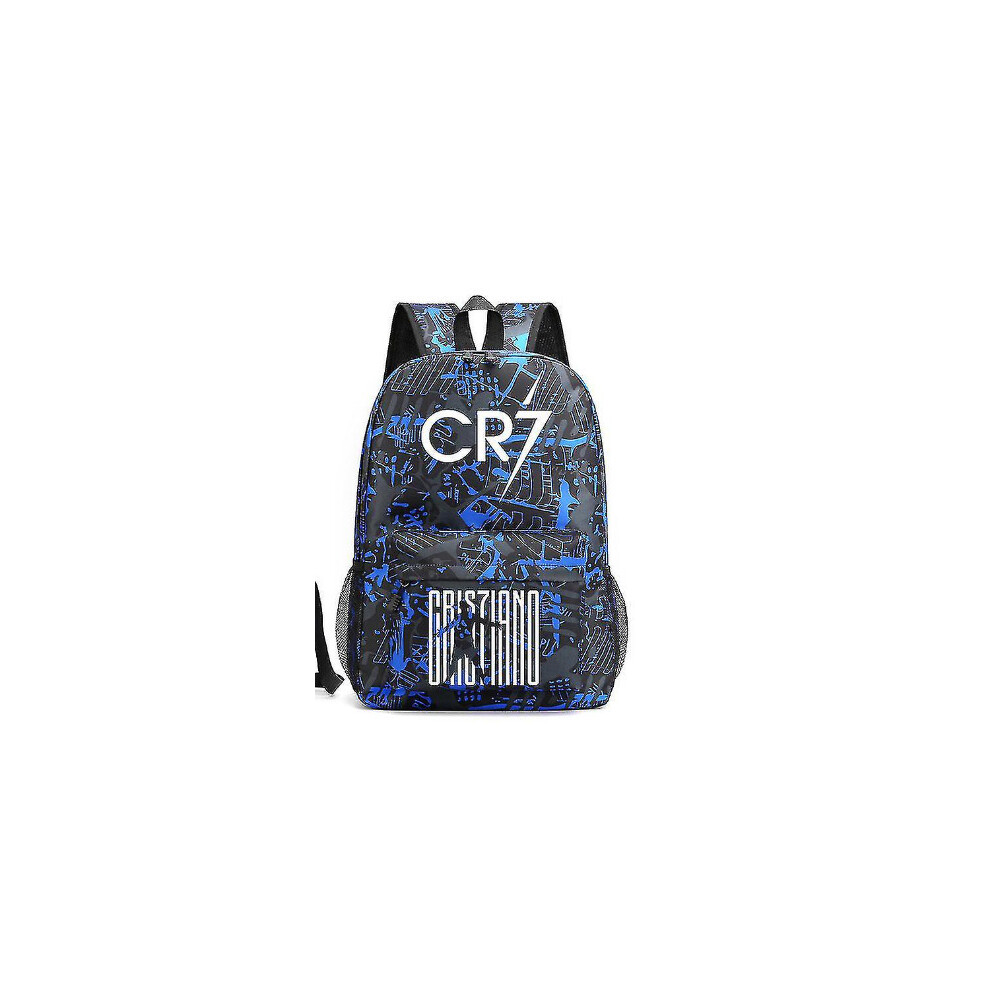 (18) Graffiti Real Madrid Uefa Champions League Shoulder Bag Fan Backpack Student Schoolbag Storage Bag