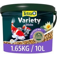 TETRA Pond Fish Food Variety Sticks 1.65kg biologically balanced for pond fish (Package may vary)