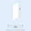 NES Home Bi-Fold Folding 900 mm Glass Door with Frameless 700 mm Side Panel 10