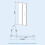 NES Home Bi-Fold Folding 900 mm Glass Door with Frameless 700 mm Side Panel 9