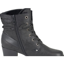 (UK Size 3) Cipriata ALEANDRA L538 Ladies Memory Foam 6 Eyelet Lace/Inside Zip Ankle Boots
