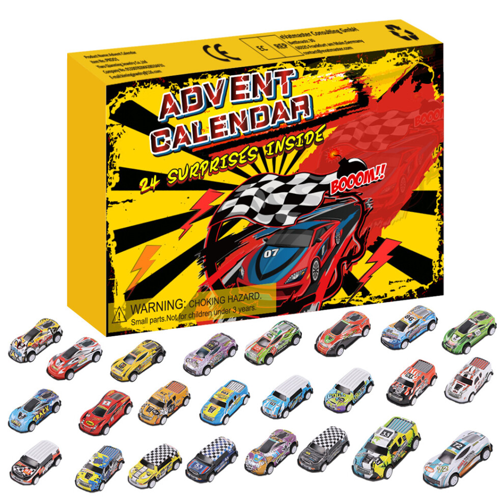 (Racing) Christmas Minecraft Figures 24 Days Countdown Advent Calendar Toys Surprise Xmas Gifts