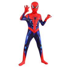(Muscle Spider Man, Kid:100-110cm) Spiderman Halloween Cosplay Costume Party Cosplay Jumpsuit Fancy Dress Kids & Adult