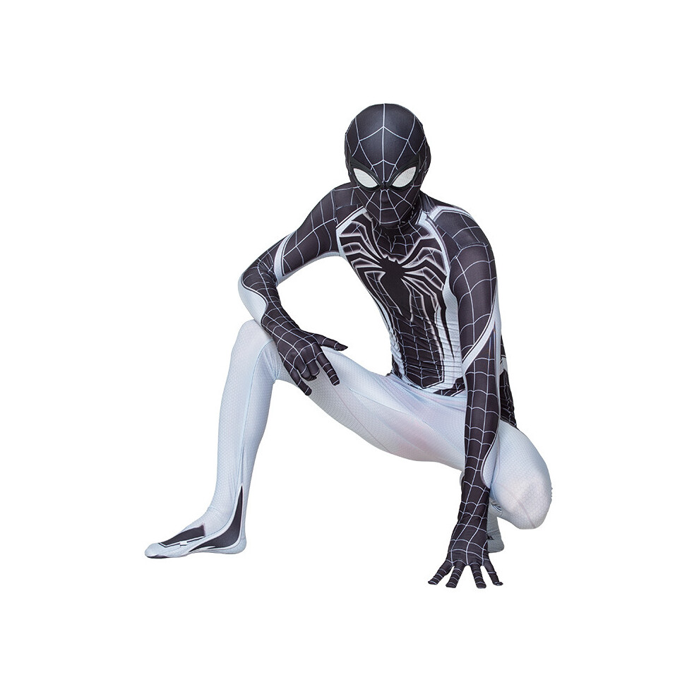 (Negative Zone Suit, Kid:90-100cm) Spiderman Halloween Cosplay Costume Party Cosplay Jumpsuit Fancy Dress Kids & Adult