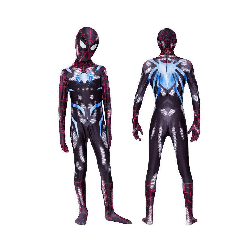 (Secret War suit, Kid:110-120cm) Spiderman Halloween Cosplay Costume Party Cosplay Jumpsuit Fancy Dress Kids & Adult