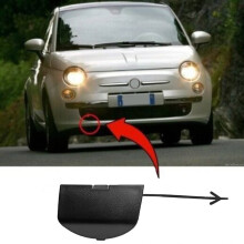 Fiat 500 500C 2007-2015 Front Bumper Towing Eye Cover Cap Primed