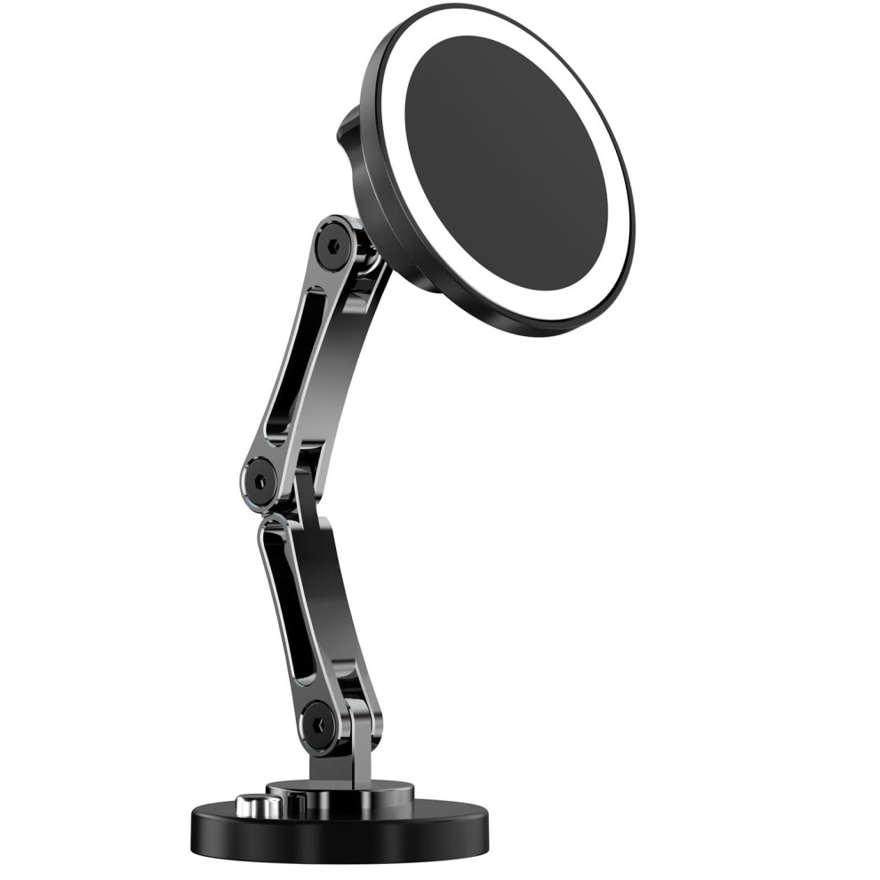 Chronus Fit For Magsafe Car Mount Long Adjustable Arm Magnetic Phone Holder For Car 360 Rotation Magnetic Car Phone Holder For Iphone Dashboard Cell 6976919923607