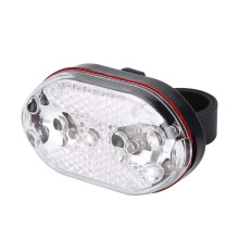 Bike Tail Light, 2 Colors Waterproof Battery Powered Bicycle Rear Warning Safety Light Cycling Accessory(Black)
