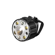 Bike Headlight, Anti-Glare Waterproof Bike Headlight, USB-C Rechargeable Battery, Adjustable LED Bike Light for Night Riding(Black)