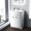 NES Home Nes Home White Freestanding Basin Vanity Unit With Basin Mixer Tap With Waste 2