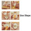 2pcs /Set Lace Egg Cutter DIY Egg Mold Kitchen Salad Making Tools 8