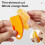 Foldable Orange Peeler Stripper Peeling Knife Kitchen Tool(Orange) 7