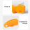 Foldable Orange Peeler Stripper Peeling Knife Kitchen Tool(Orange) 8